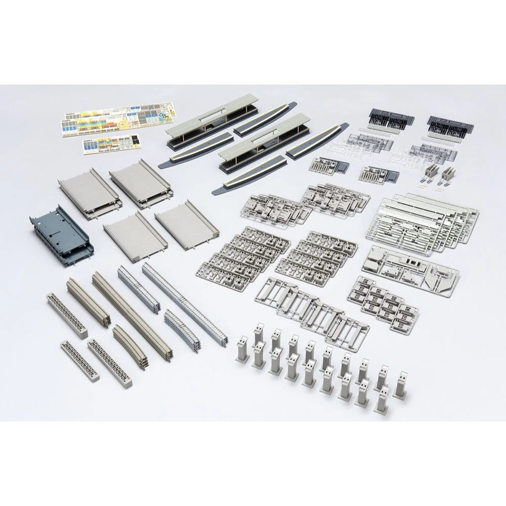 Tomix 91043 N Overhead Double track Multi Stories Station set - Image 2