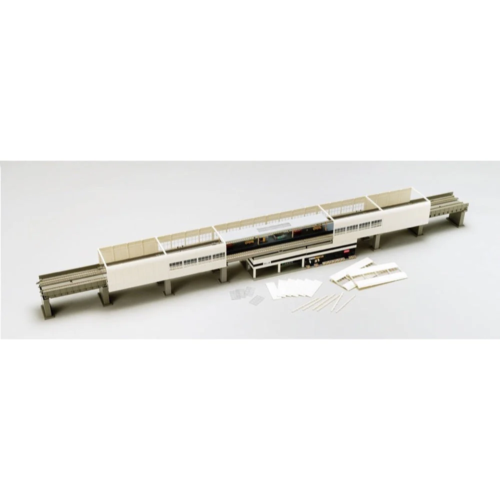 Tomix 91075 N Over Head Slab Track Station Set - Image 3
