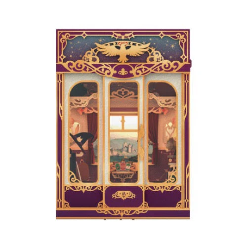 Tonecheer Infinity Train Cabin Magical Journey Book Nook - Image 6