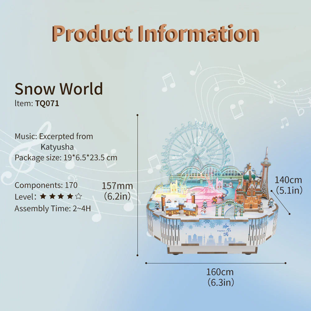 Tonecheer Snow World Music Box - Image 6