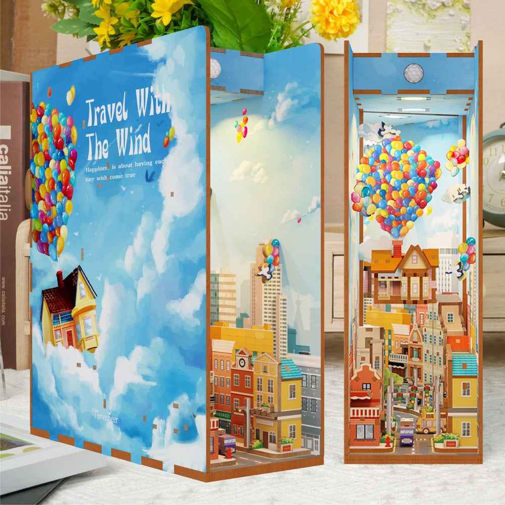 Tonecheer Travel With The Wind Book Nook - Image 7