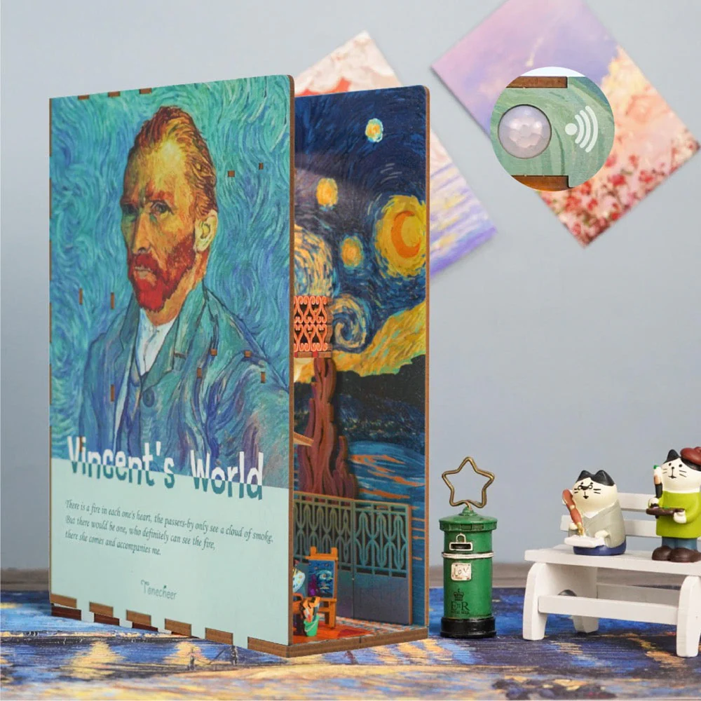 Tonecheer Vincent's World Book Nook - Image 7