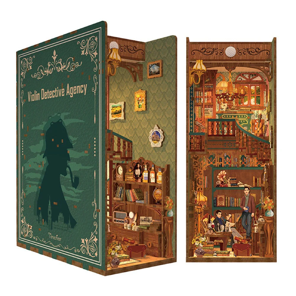 Tonecheer Violin Detective Agency Book Nook - Image 2