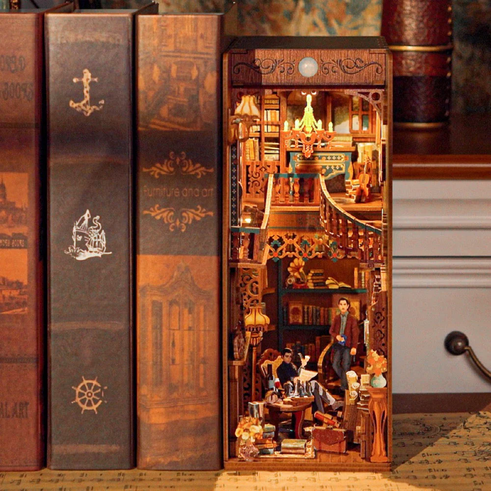 Tonecheer Violin Detective Agency Book Nook - Image 3