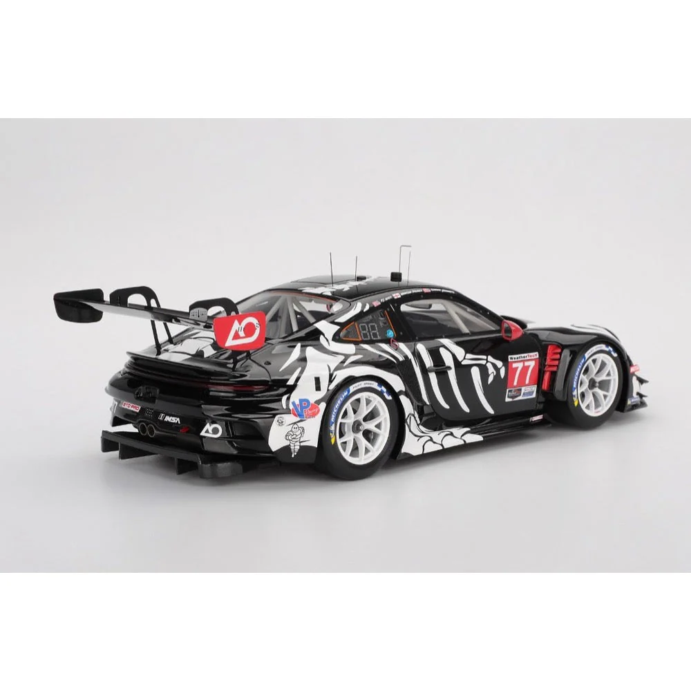 Top Speed TS0651 1/18 Porsche 911 GT3 R #77 AO Racing 2025 IMSA Petit Le Mans - Image 2