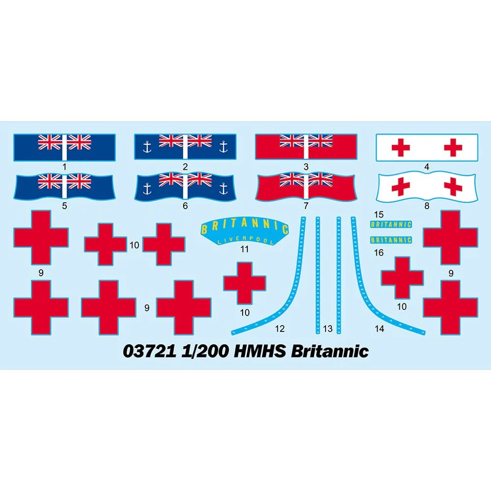 Trumpeter 03721 1/200 Britannic - Image 28