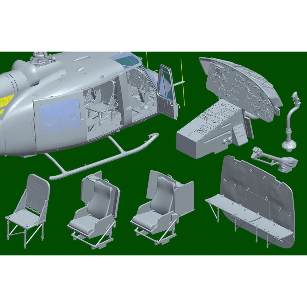 Trumpeter 05111 1/35 Bell UH-1B Huey - Image 9