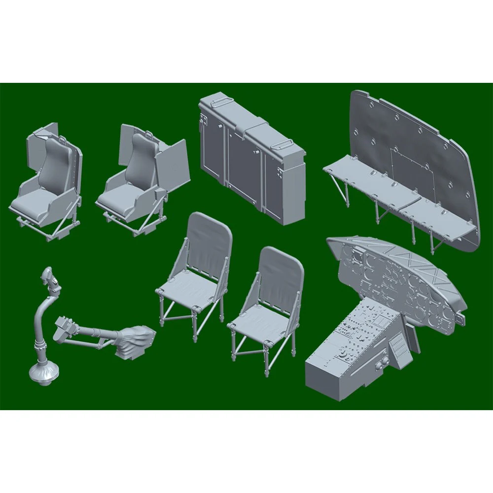 Trumpeter 05112 1/35 Bell UH-1B Huey Gunship - Image 14