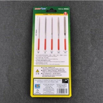 Trumpeter 09965 Assorted Diamond Files Set 150 Grit 3mm x 140mm 5 Pack - Image 2