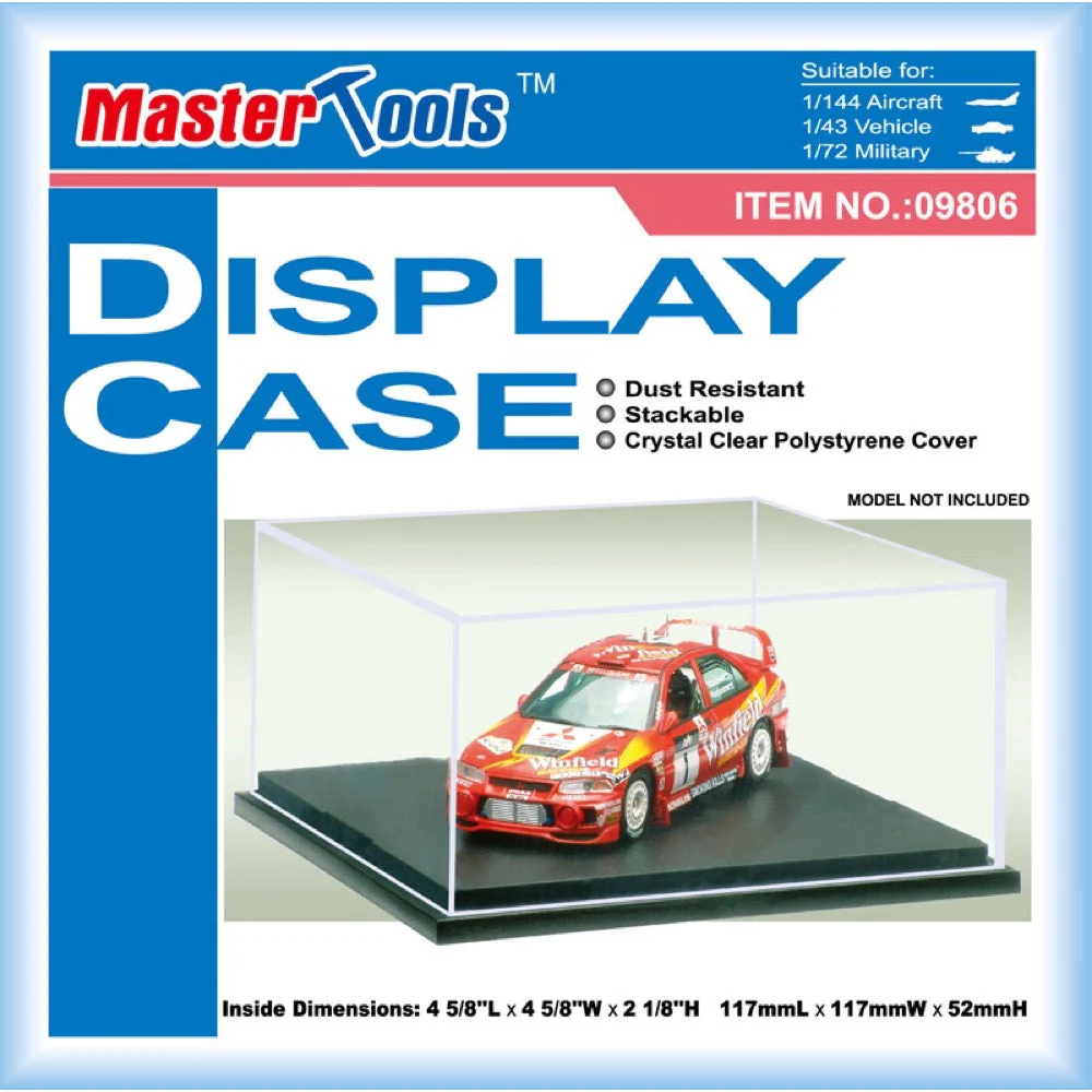 Trumpeter 09806 Display Case 118mm x 118mm x 52mm