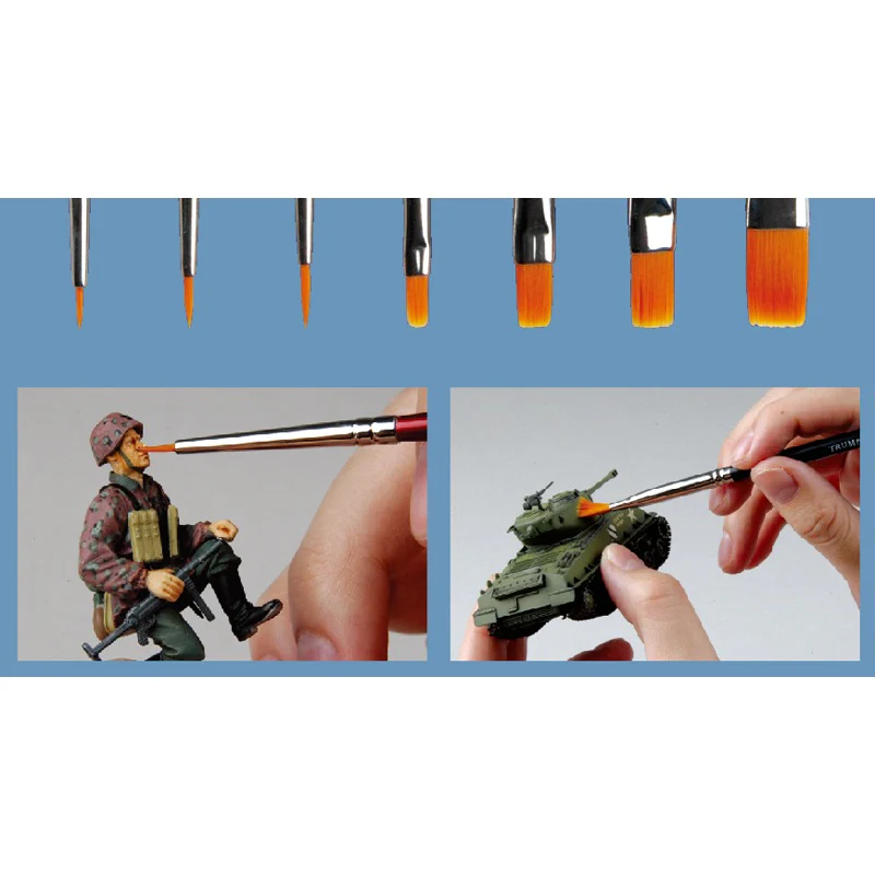 Trumpeter 09900 Modeling Brush 7pc Set - Image 2