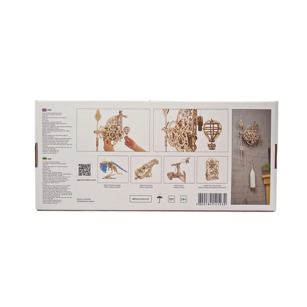 Ugears 70154 Aero Clock 320pc - Image 10