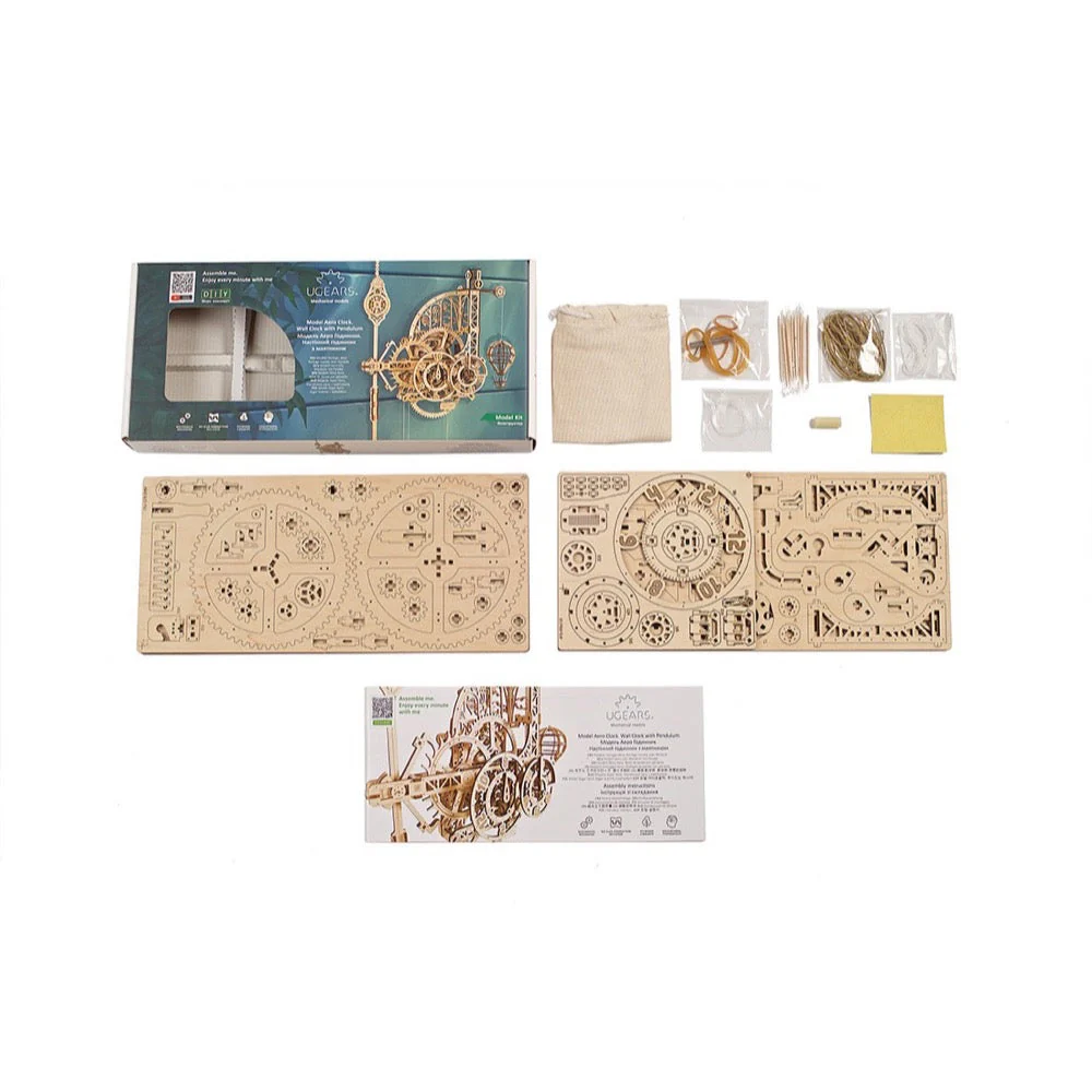 Ugears 70154 Aero Clock 320pc - Image 15