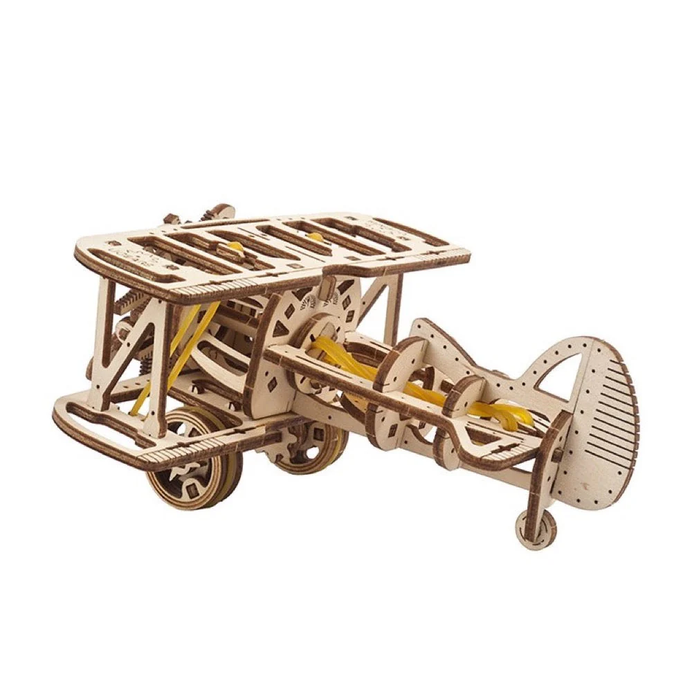 Ugears 70159 Mini Bi-Plane 84pc - Image 10