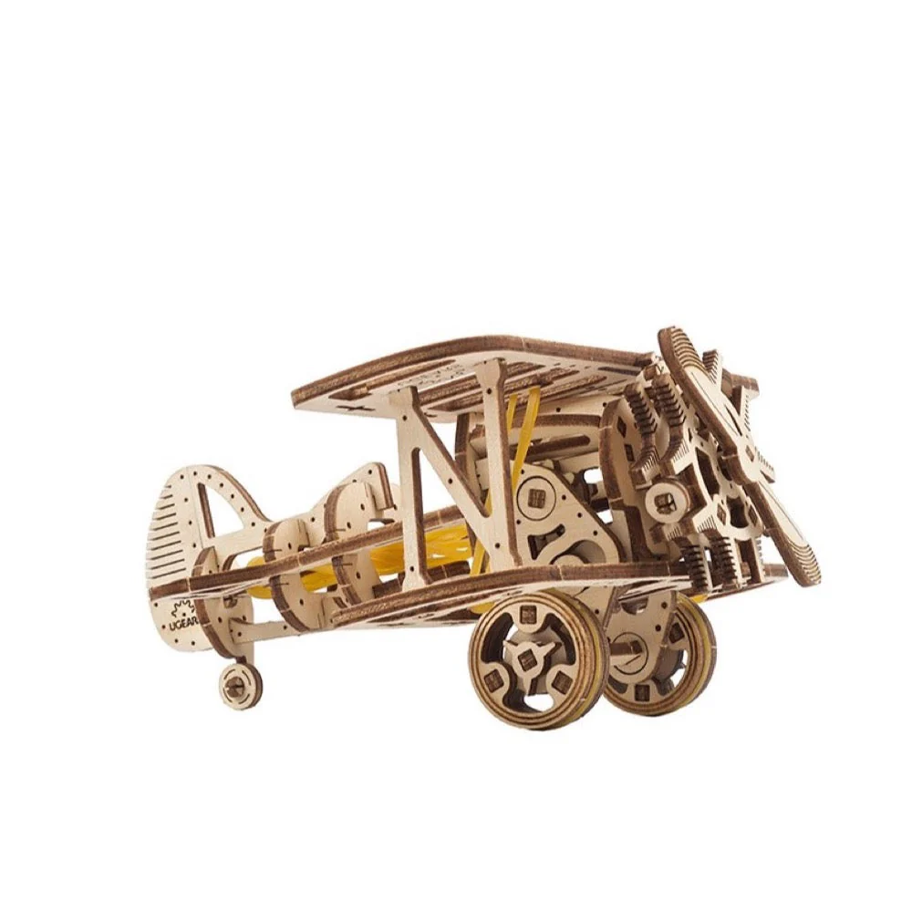 Ugears 70159 Mini Bi-Plane 84pc - Image 13