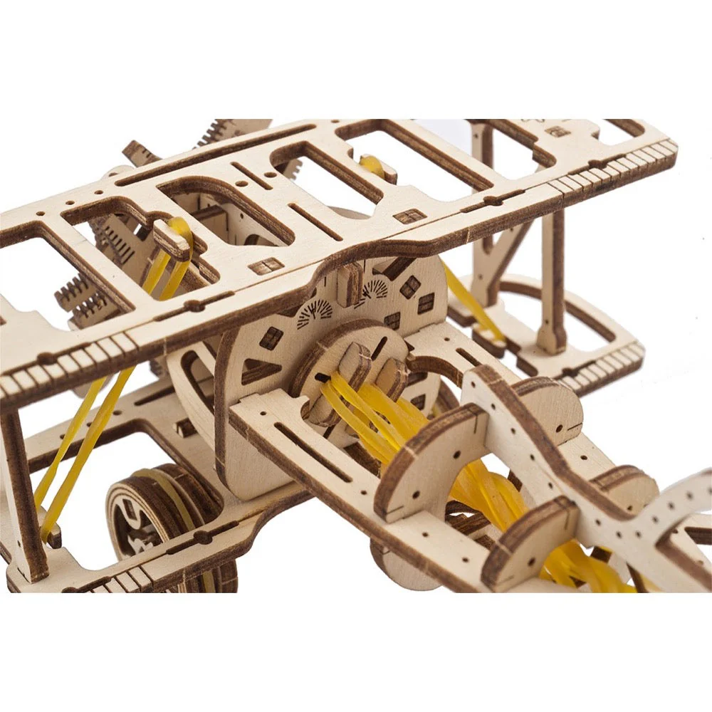 Ugears 70159 Mini Bi-Plane 84pc - Image 14