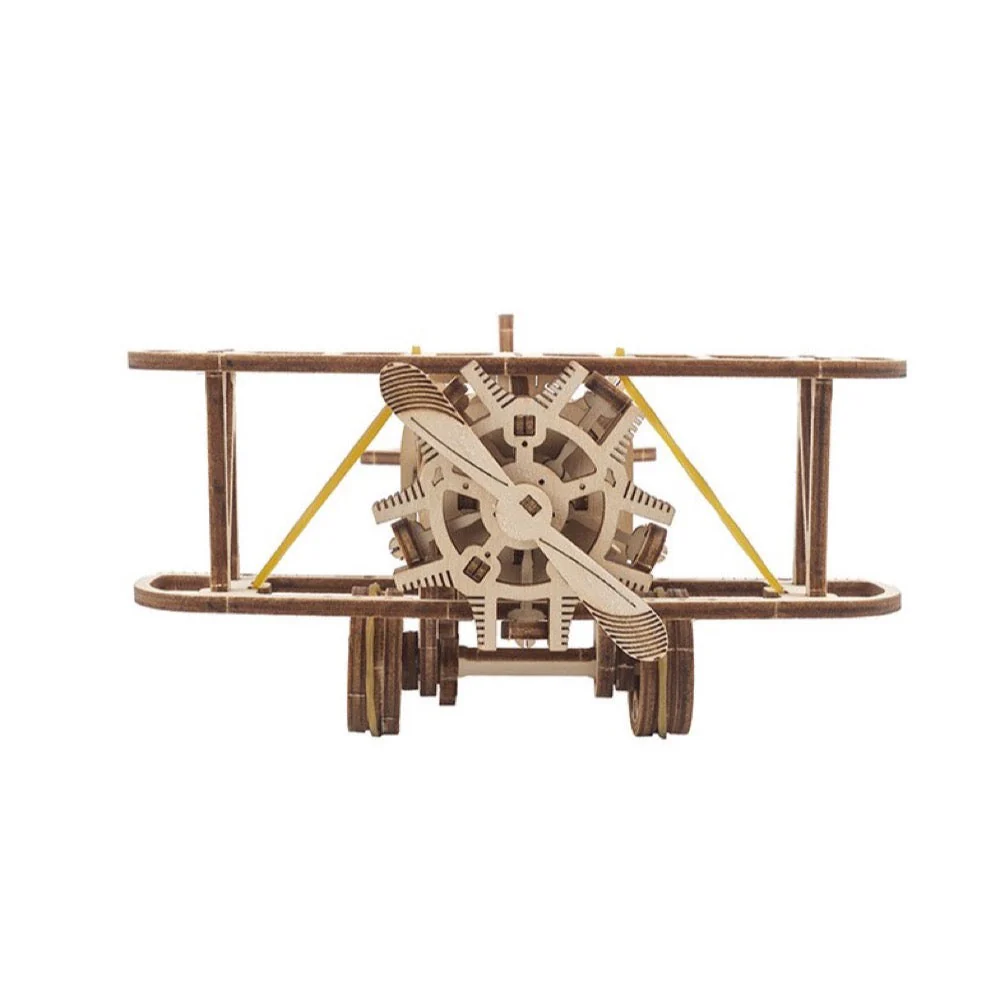 Ugears 70159 Mini Bi-Plane 84pc - Image 8