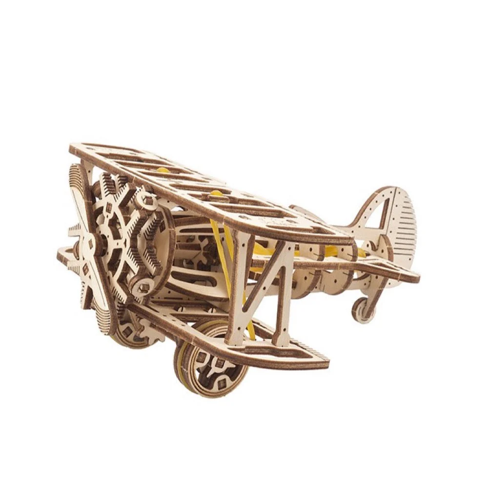 Ugears 70159 Mini Bi-Plane 84pc - Image 9