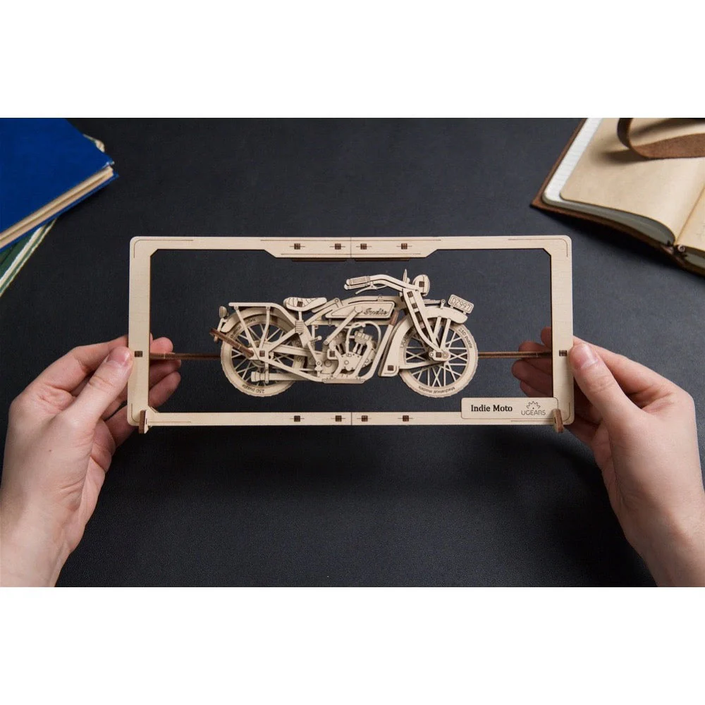 Ugears 70194 Moto Indie 2.5D Puzzle 42pc - Image 4