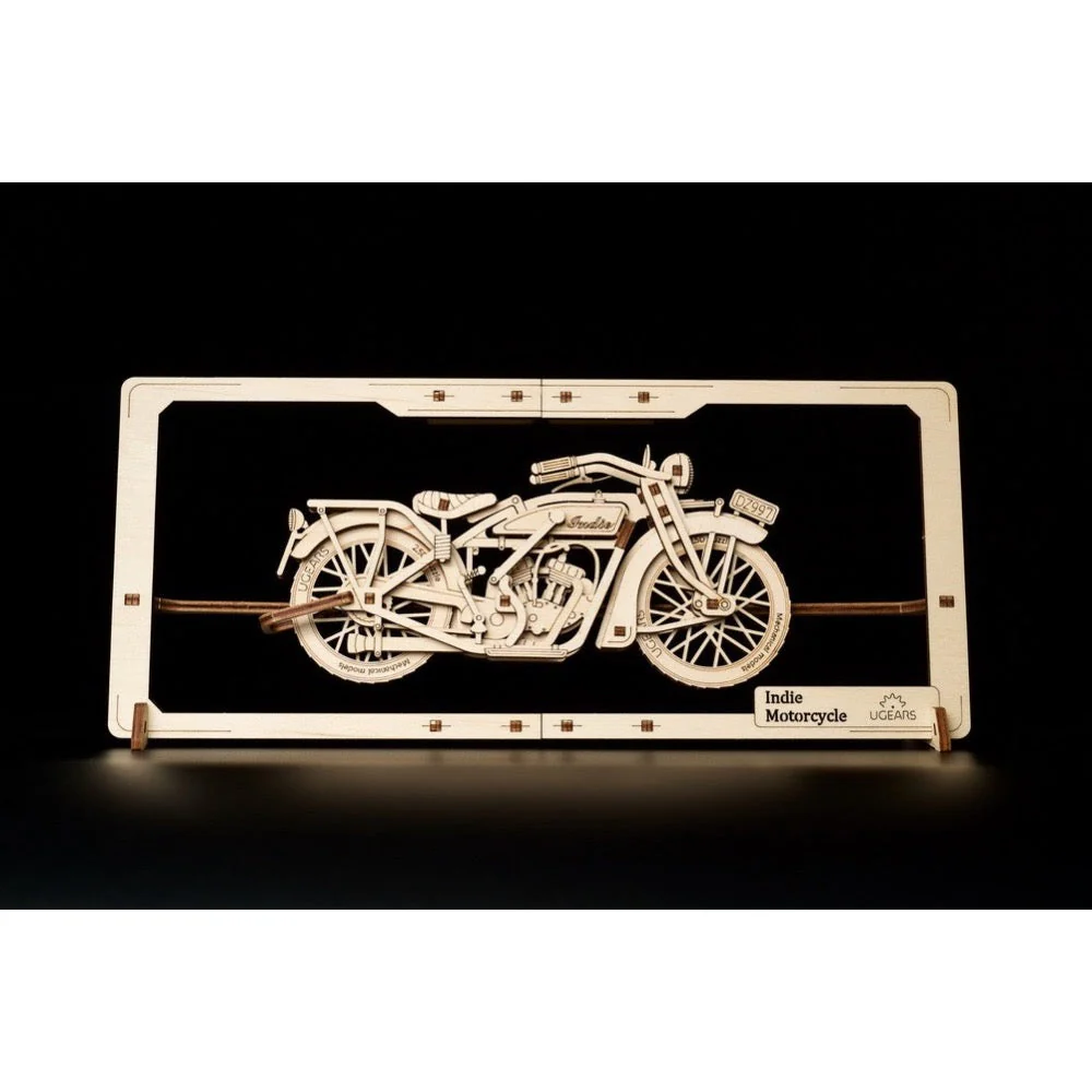 Ugears 70194 Moto Indie 2.5D Puzzle 42pc - Image 5