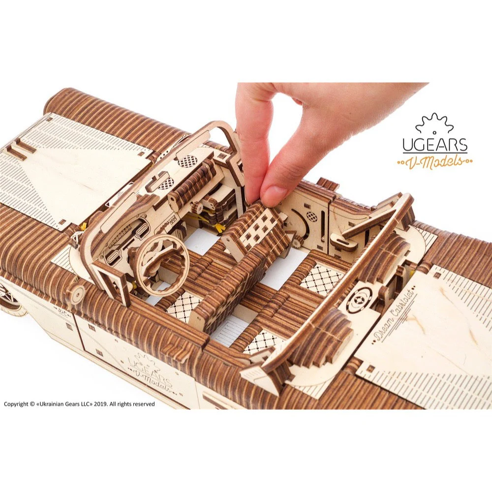 Ugears 70073 Dream Cabriolet 739pc - Image 12