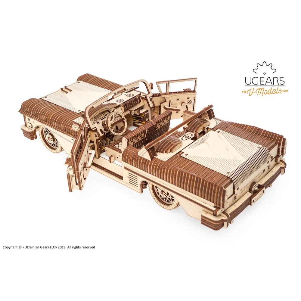 Ugears 70073 Dream Cabriolet 739pc - Image 14