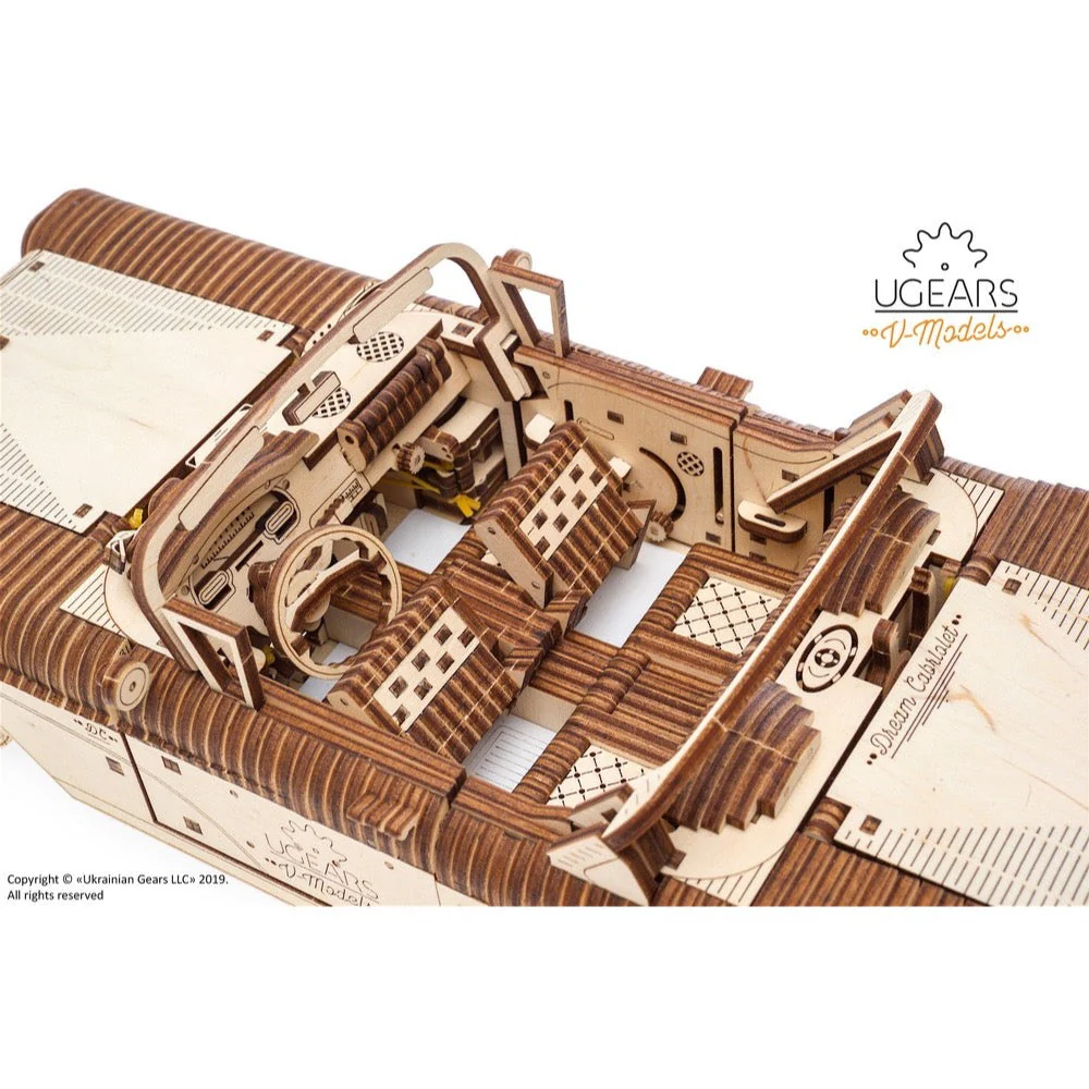 Ugears 70073 Dream Cabriolet 739pc - Image 18