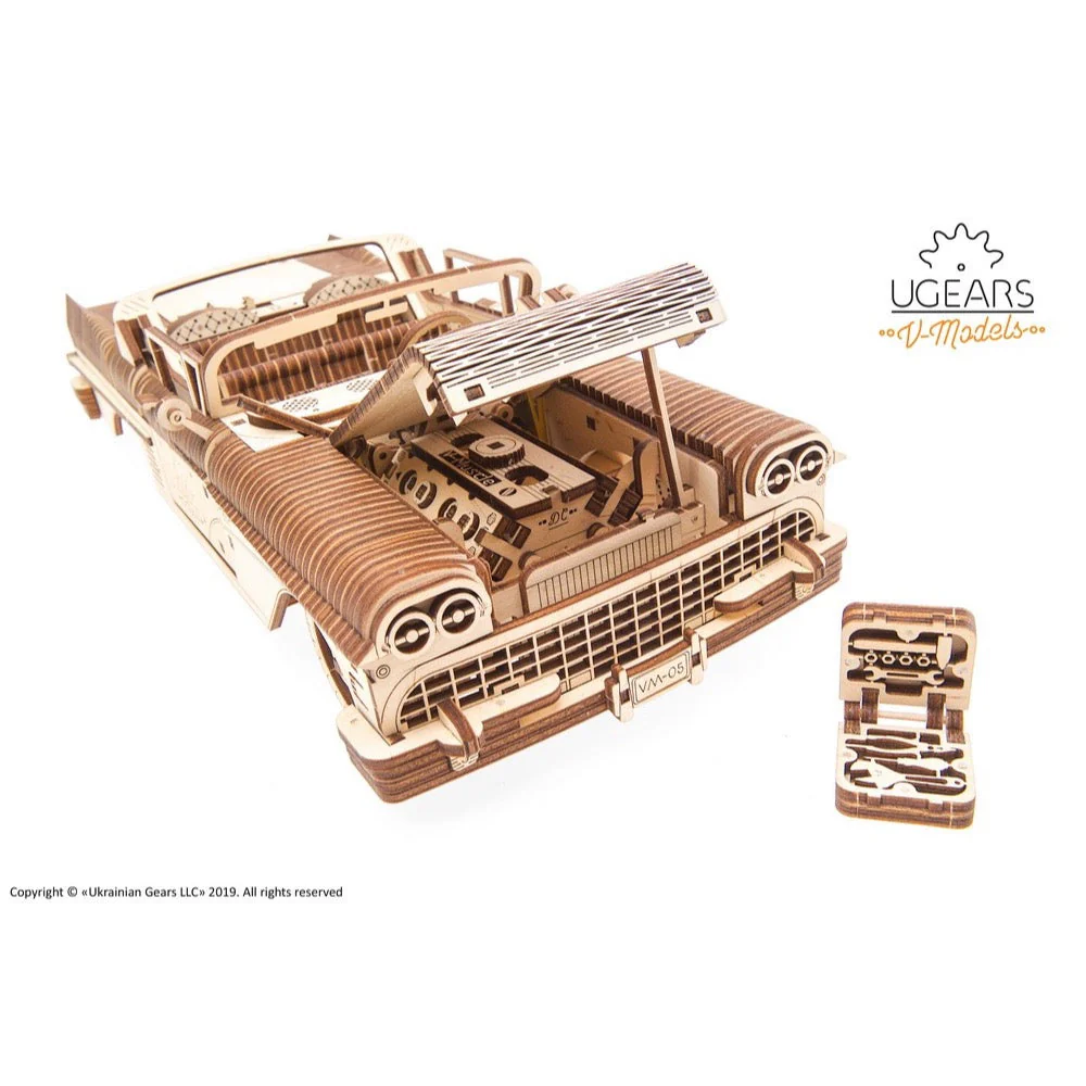 Ugears 70073 Dream Cabriolet 739pc - Image 23