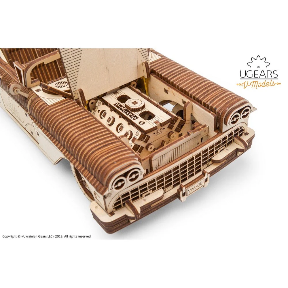 Ugears 70073 Dream Cabriolet 739pc - Image 6