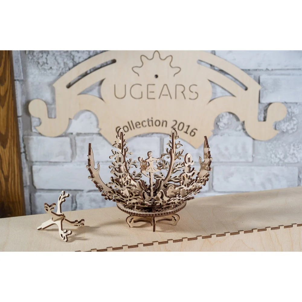 Ugears 70019 Mechanical Flower 101pce - Image 6