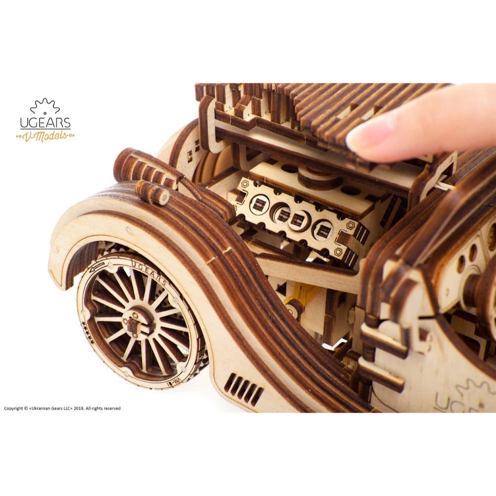 Ugears 70052 Roadster VM-01 437pc - Image 10