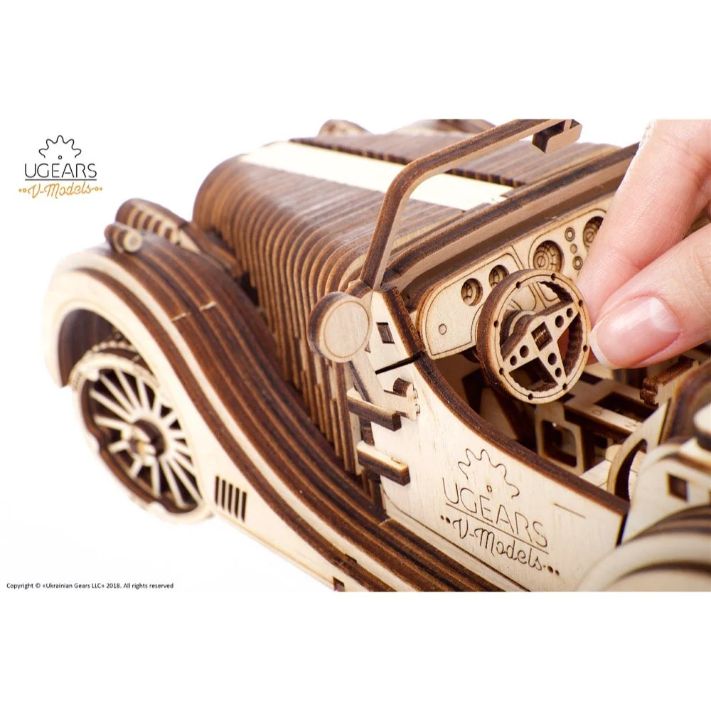 Ugears 70052 Roadster VM-01 437pc - Image 13