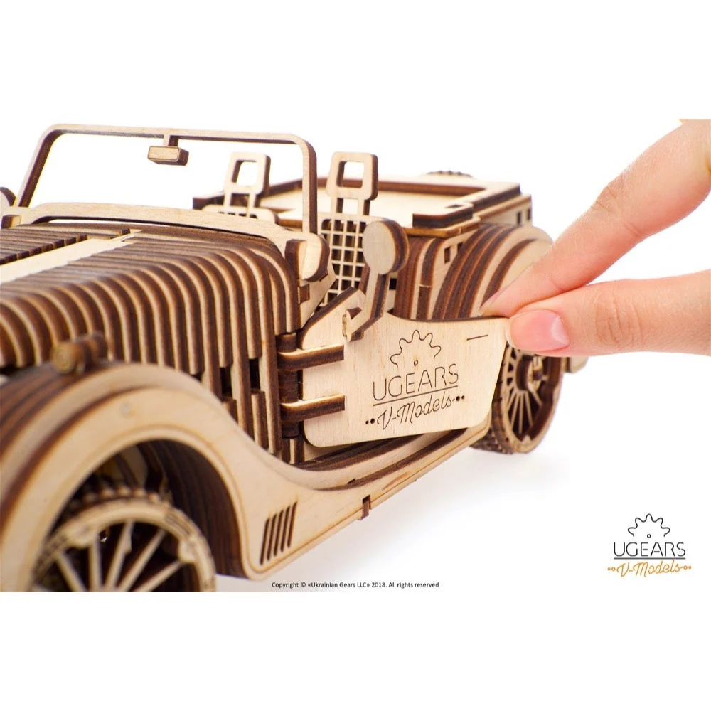 Ugears 70052 Roadster VM-01 437pc - Image 16