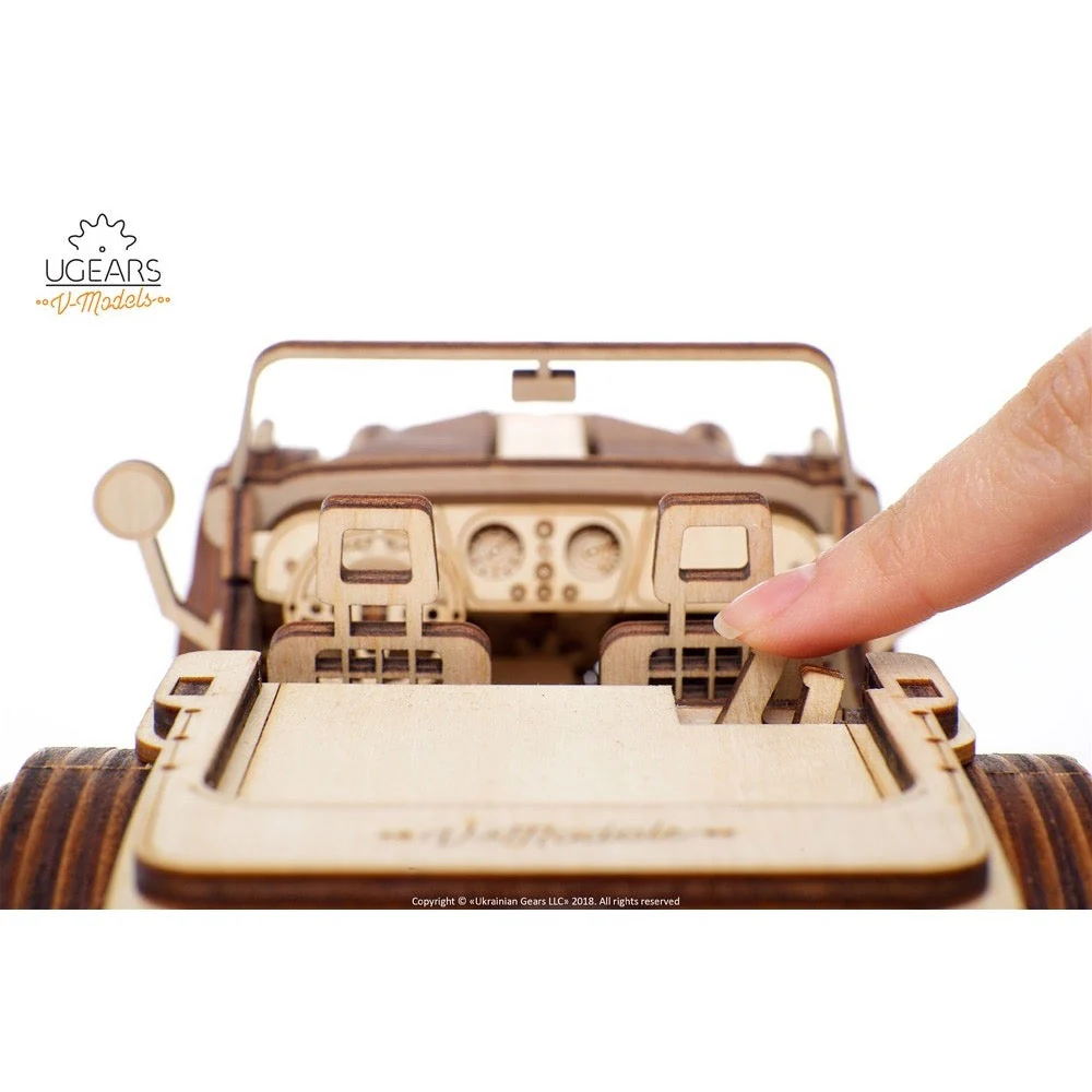 Ugears 70052 Roadster VM-01 437pc - Image 17