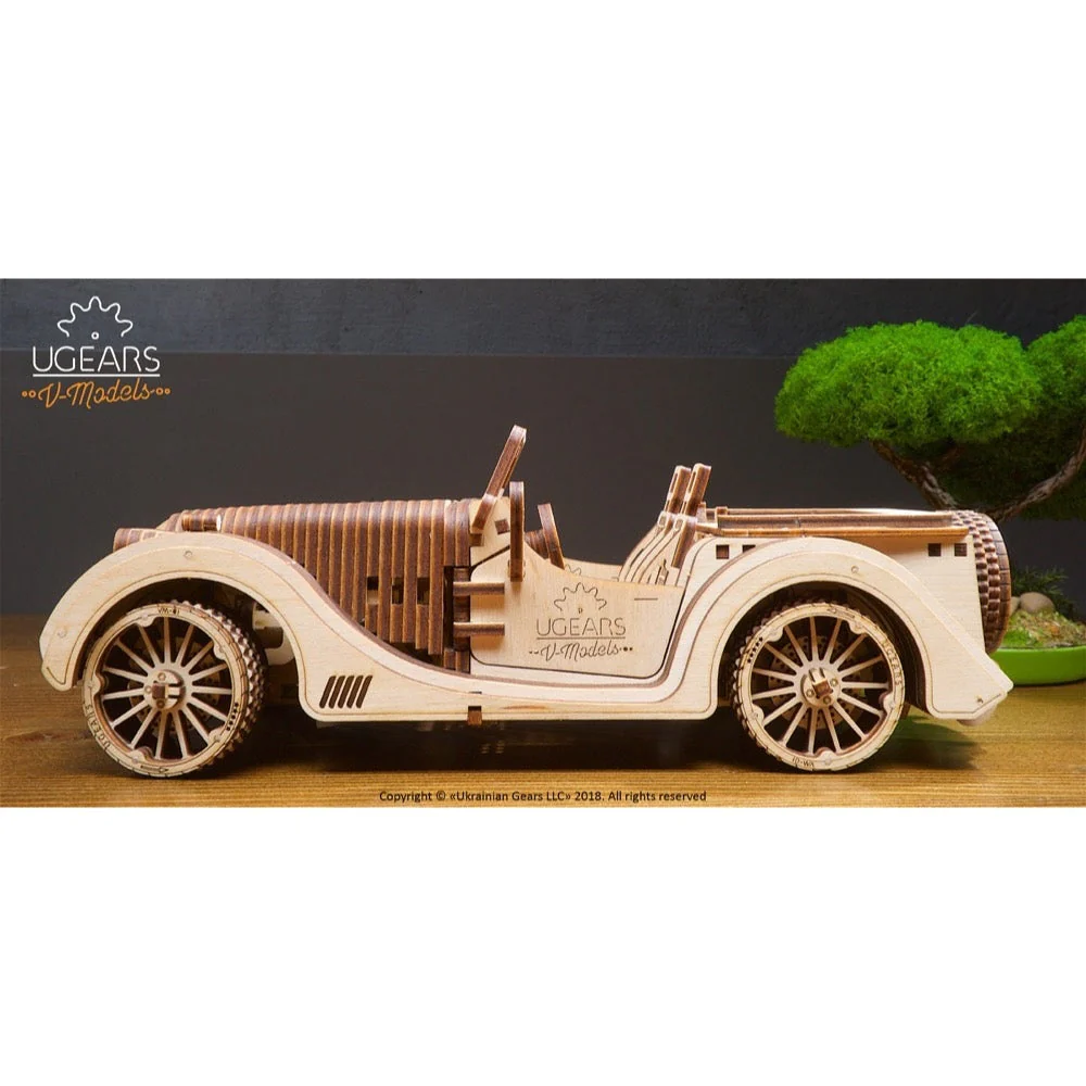 Ugears 70052 Roadster VM-01 437pc - Image 25