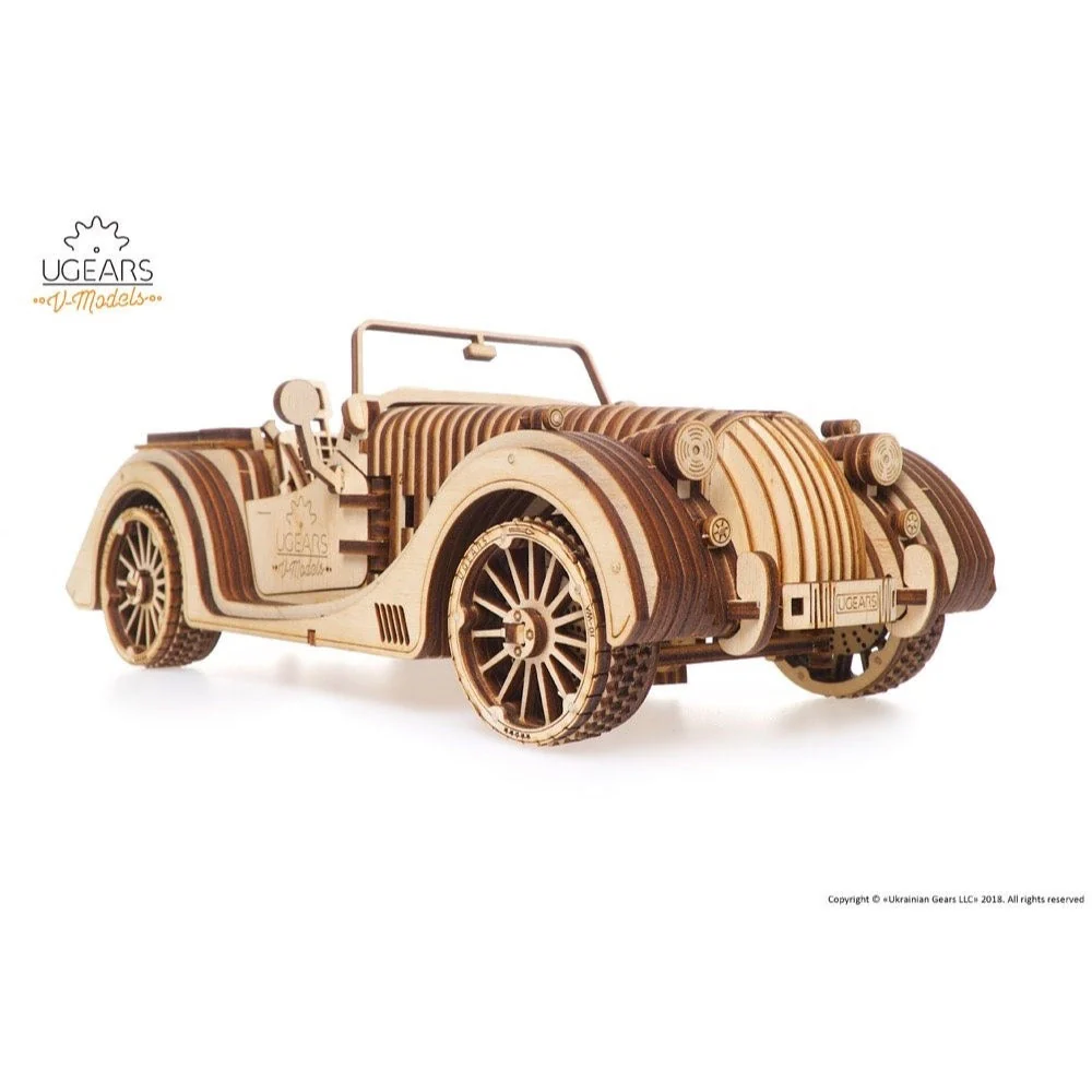 Ugears 70052 Roadster VM-01 437pc - Image 30