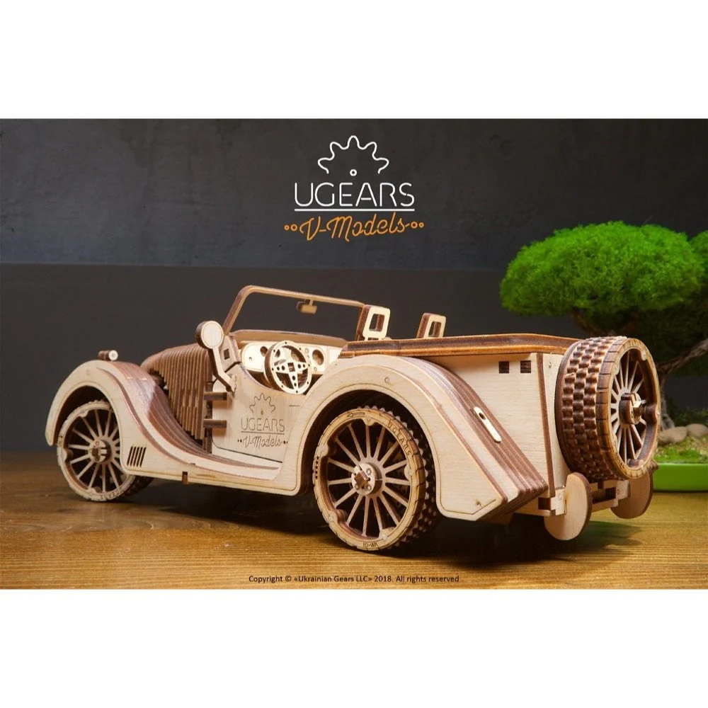 Ugears 70052 Roadster VM-01 437pc - Image 33