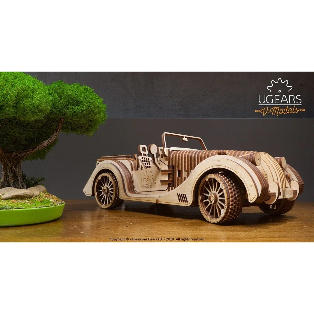 Ugears 70052 Roadster VM-01 437pc - Image 35