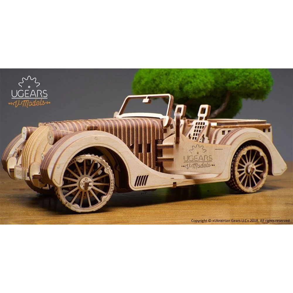 Ugears 70052 Roadster VM-01 437pc - Image 36