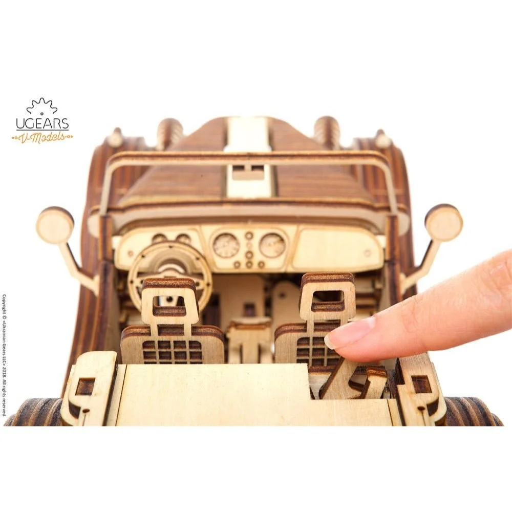 Ugears 70052 Roadster VM-01 437pc - Image 40