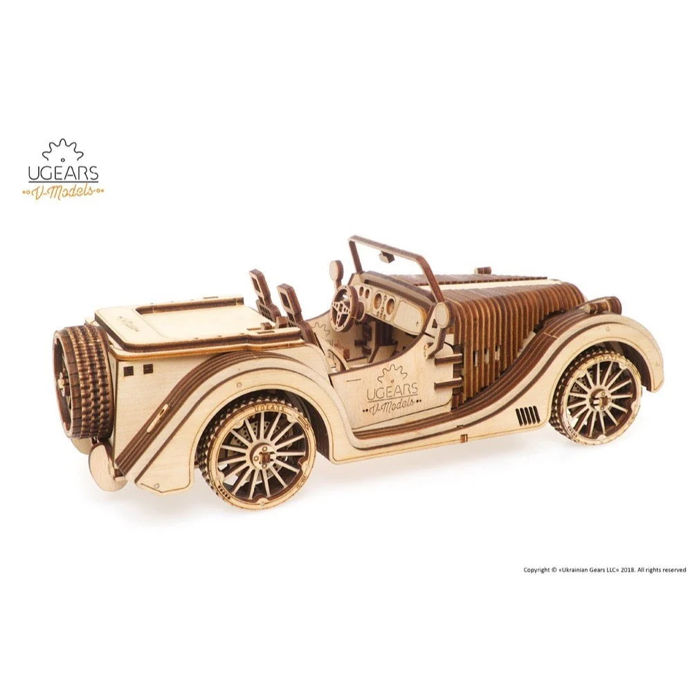 Ugears 70052 Roadster VM-01 437pc - Image 44