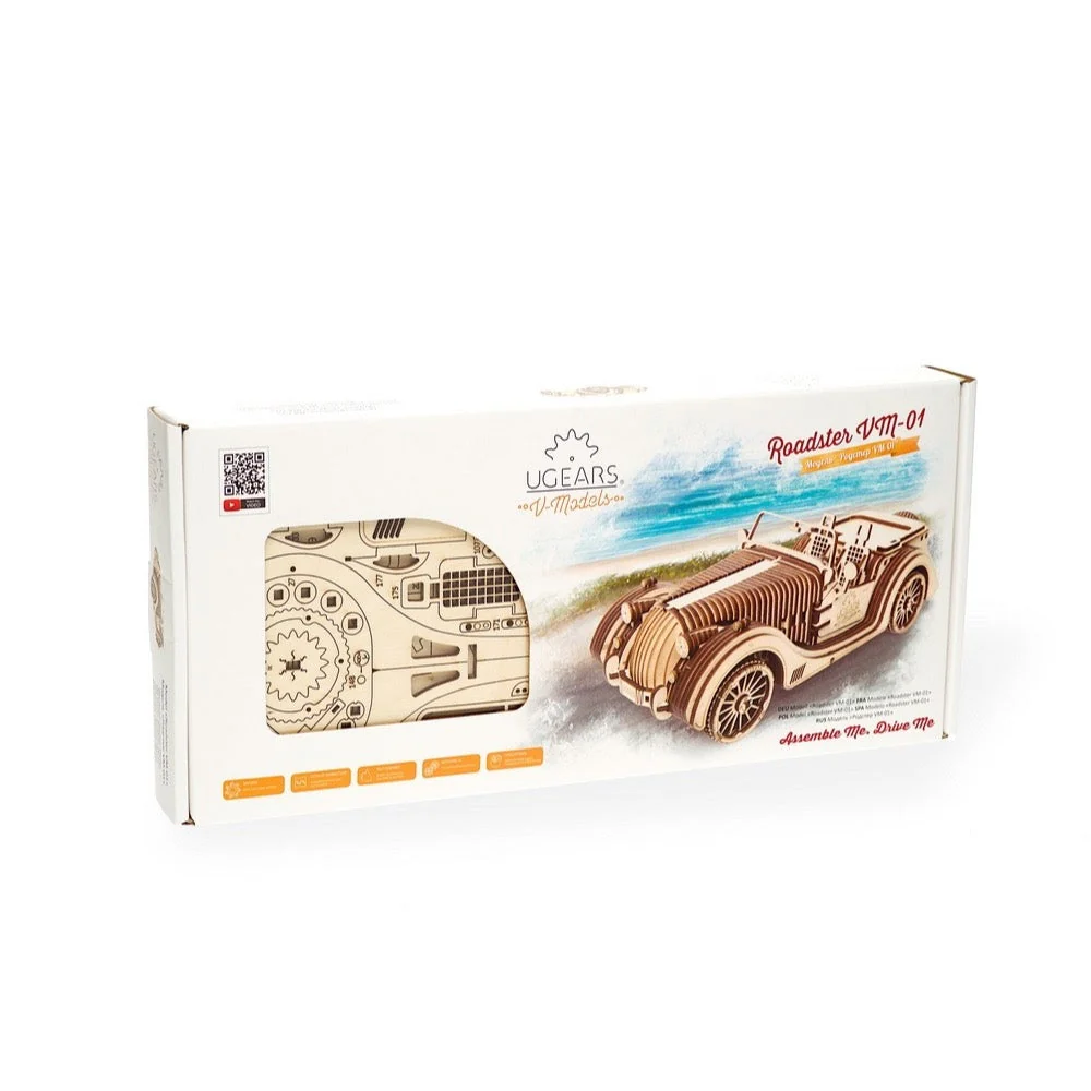 Ugears 70052 Roadster VM-01 437pc - Image 7