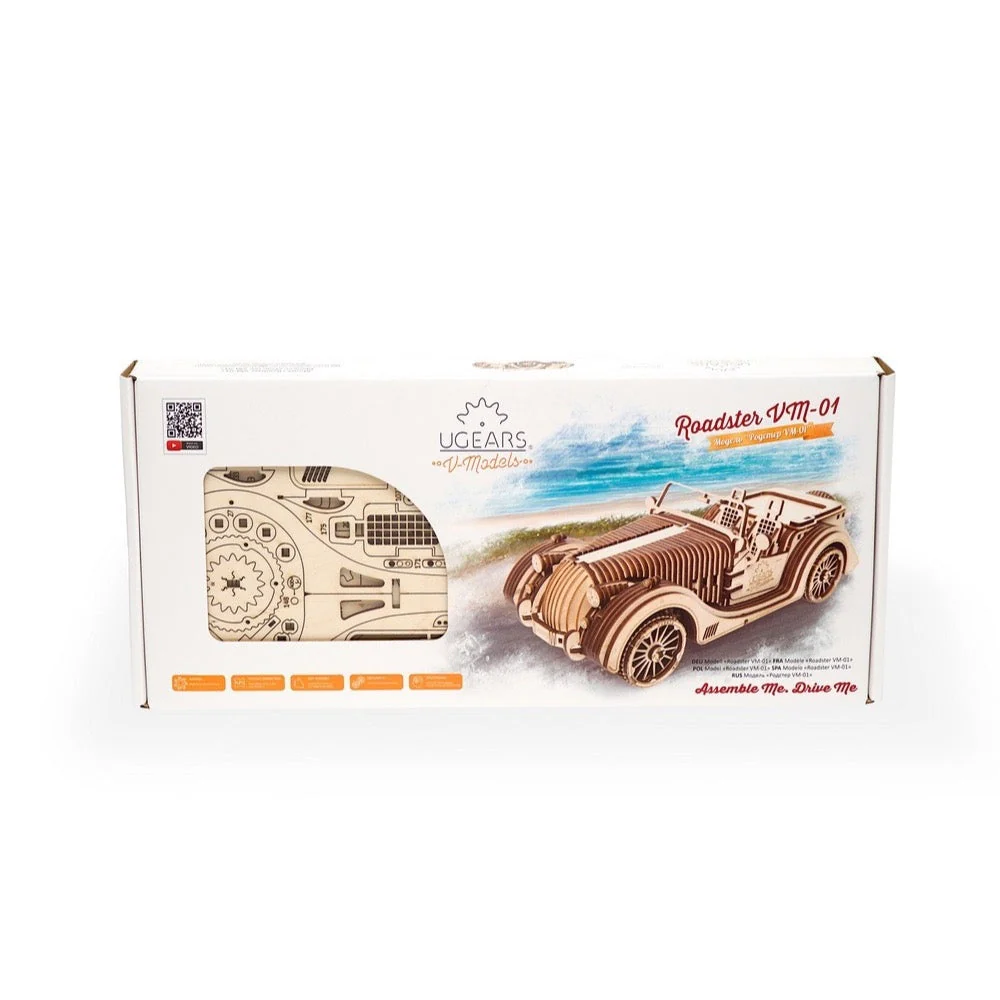 Ugears 70052 Roadster VM-01 437pc - Image 8