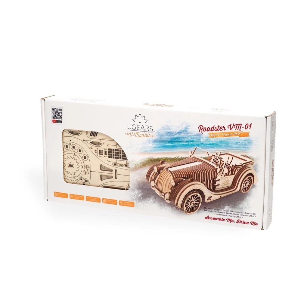 Ugears 70052 Roadster VM-01 437pc - Image 9