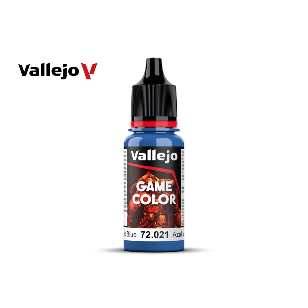 Vallejo 72021 Game Color Magic Blue 18ml Acrylic Paint
