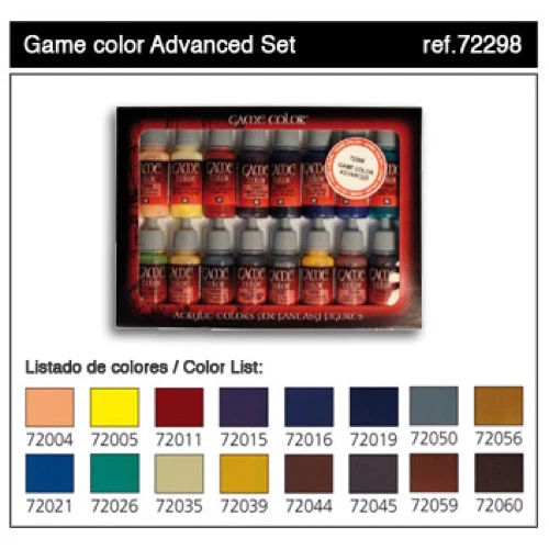 Vallejo 72298 17ml Game Color Advanced Set - Image 4
