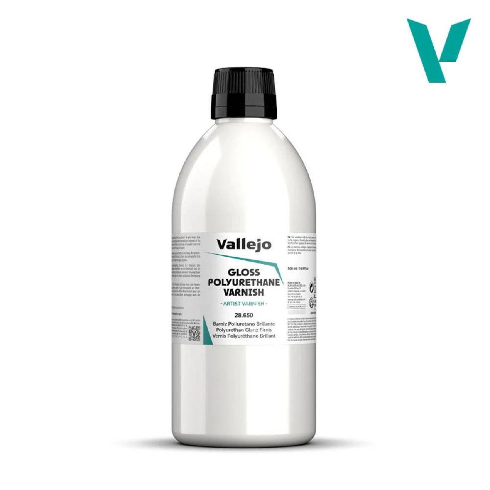 Vallejo 28650 Gloss Polyurethane Varnish 500ml