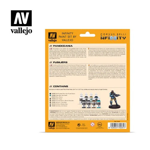 Vallejo 70231 Infinity Panoceania Exclusive Miniature Acrylic Paint Set - Image 2