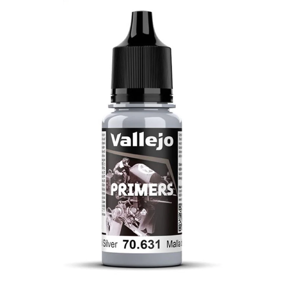 Vallejo 70631 Game Air Surface Primer Chainmail Silver 18ml