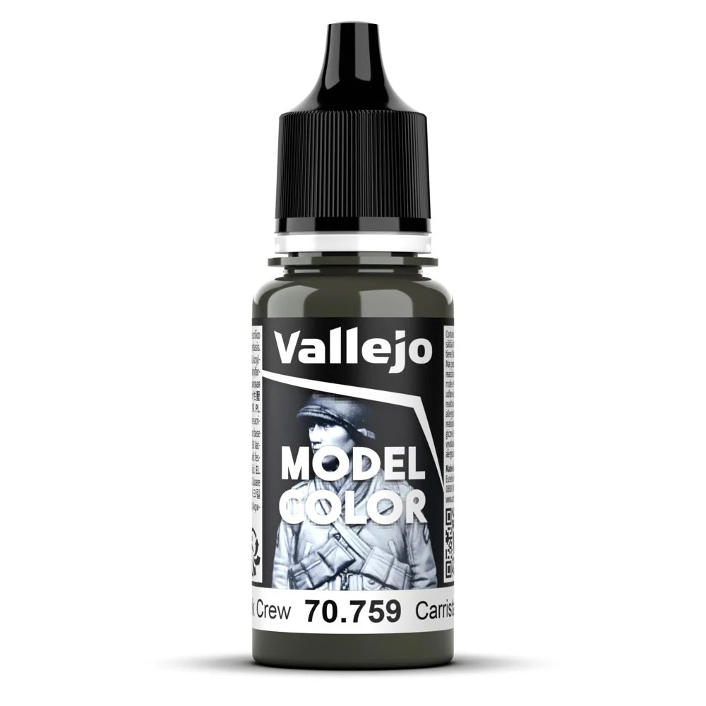Vallejo 70759 Model Color German Tank Crew 18ml Acrylic Paint 100